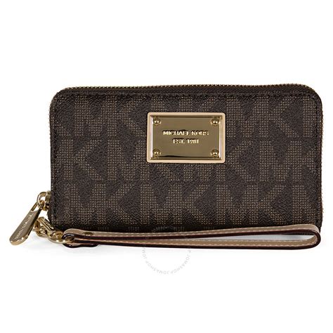 michael kors canvas wallet